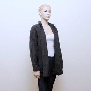 Zara Oversized Boyfriend Button Front Shirt